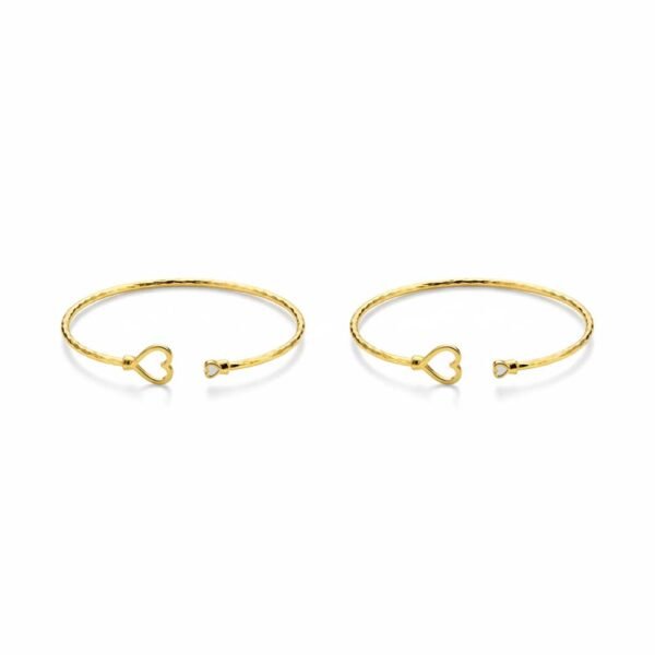 Amshine-Heart-Design-Bangles-plain