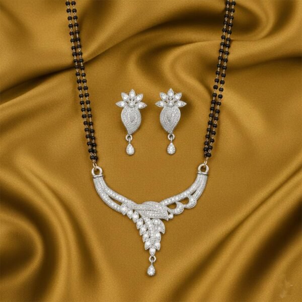 Classic AD Stone Mangalsutra For Women