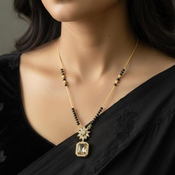 Premium AD Stone Daily Wear Mangalsutra