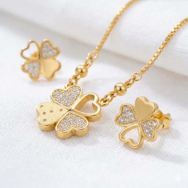 Designer Gold Plated Pendant Set for Women