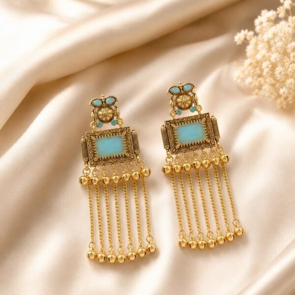 Premium Kashmiri Pearl Drop Earrings