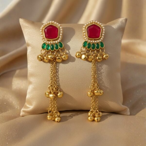 Royal Kashmiri Wedding Wear Earrings