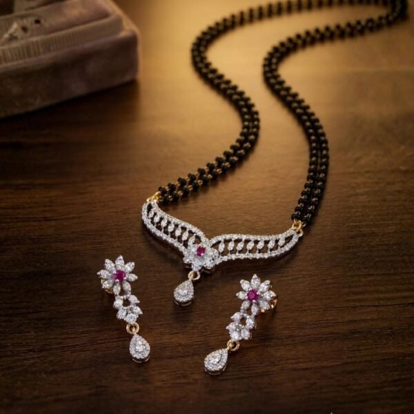 Modern Traditional Mangalsutra Earrings Collection