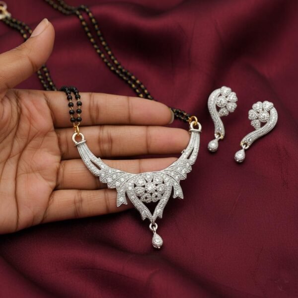 Designer AD Stone Jewellery Set Women