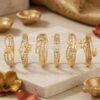 Trendy Micro Gold Plated Finger Ring