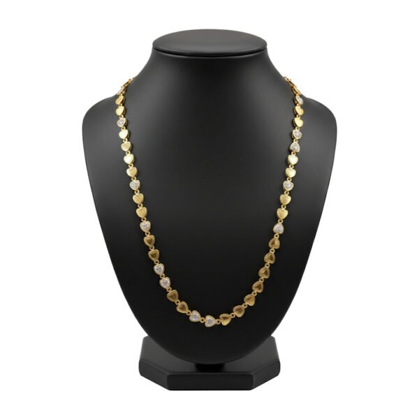 Golden Heart Shape Stylish Chain