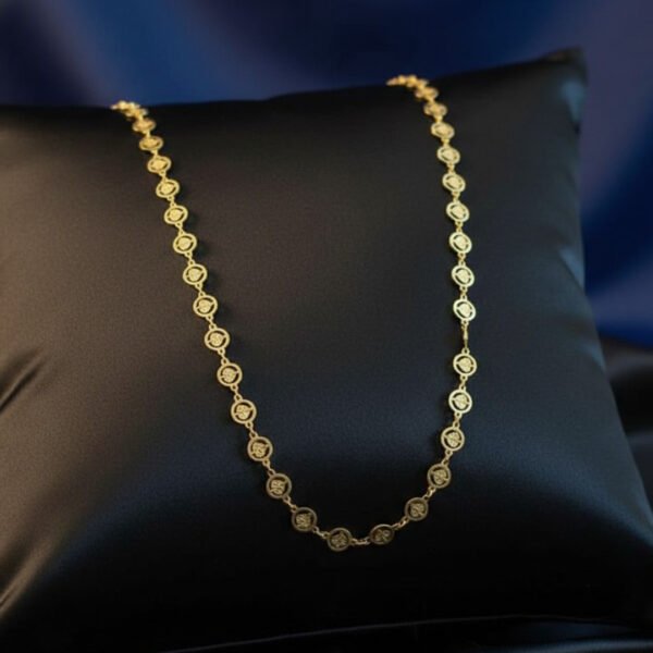 Stylish Golden Round Link Chain