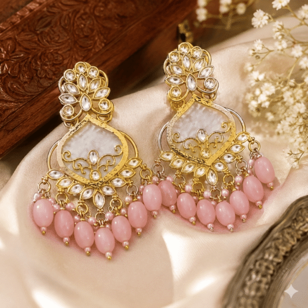 Handcrafted Kashmiri Earrings with Ghungroo Design