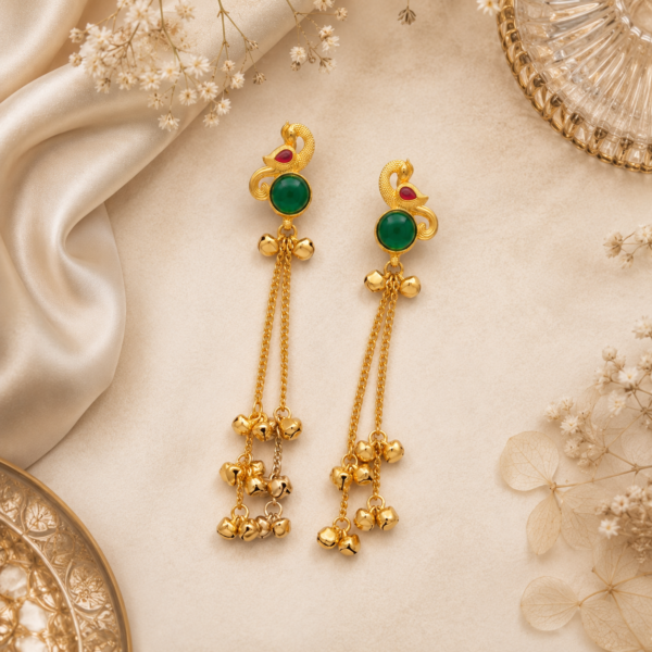Kashmiri Pearl Jhumka Earrings for Women & Girls | Ethnic Party Wear Designer Earrings