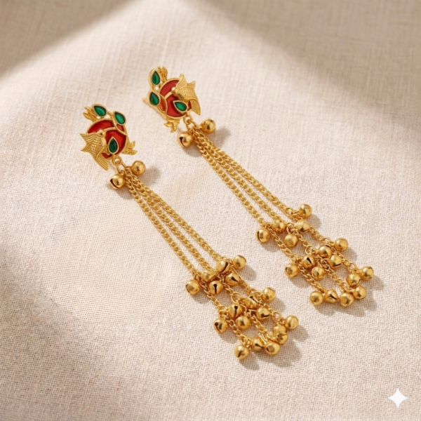 Designer Kashmiri Pearl Earrings for Women